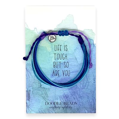 Life is Tough Thread Bracelet