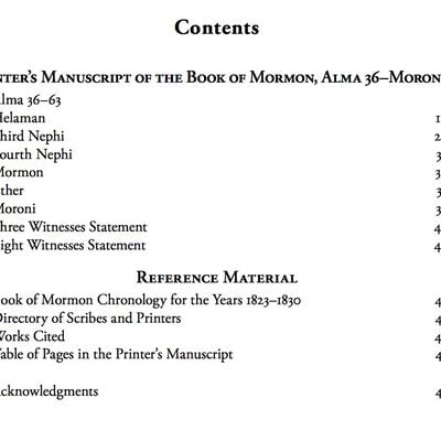 The Joseph Smith Papers, Revelations and Translations, Vol. 3, Part 2: Printer's Manuscript of the Book of Mormon, Alma 36-Moroni 10, , large