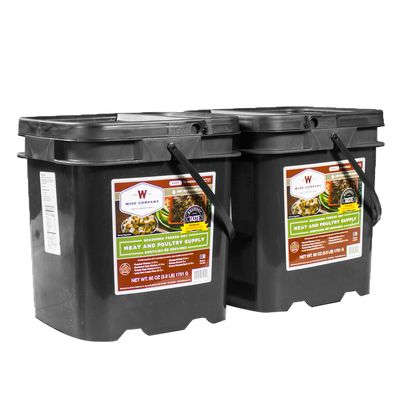 120 Serving Freeze Dried Meat and Rice Bucket