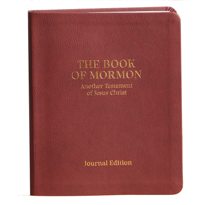 The Book of Mormon, Journal Edition, Faux Leather, Chestnut (Lined)