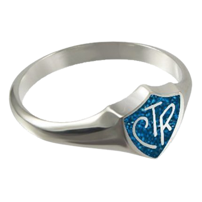 Blue Sparkle CTR Ring