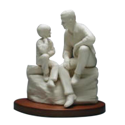 Bridges Statue with Base (Porcelain)