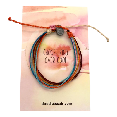 Choose Kind over Cool Thread Bracelet