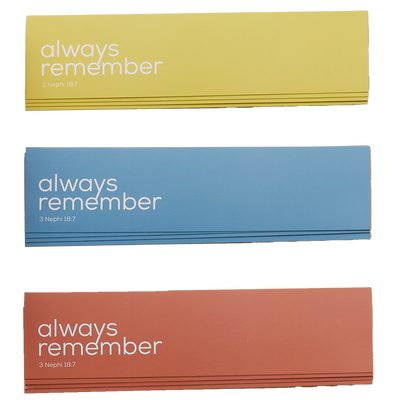 Always Remember Bookmark Pack