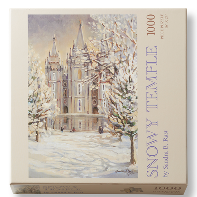 Snowy Temple 1000 Piece Puzzle