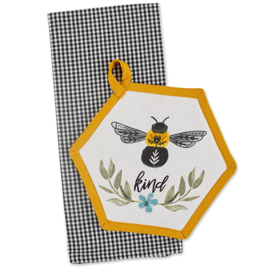 Sweet Bee Potholder Gift Set